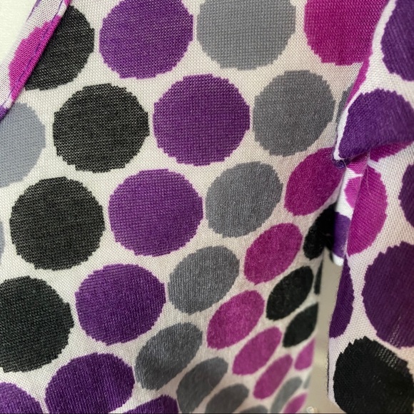 🔥SOLD🔥 Rue 21 Polka Dot Tunic Shirt or Tunic L - Picture 3 of 16